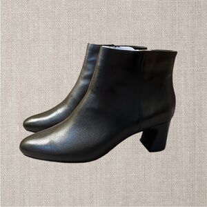 Minimalist Boots Nappa Leather Kitten Heel Black 10